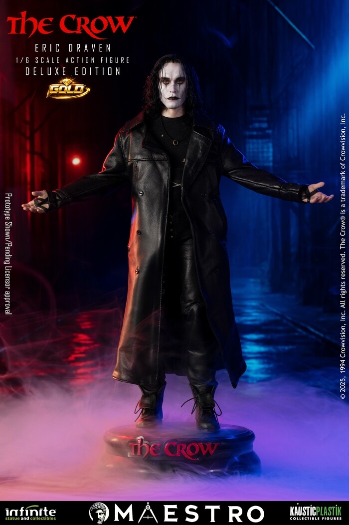 THE CROW - Eric Draven 1/6 Luxury Action Figure 12" Deluxe Gold Edition