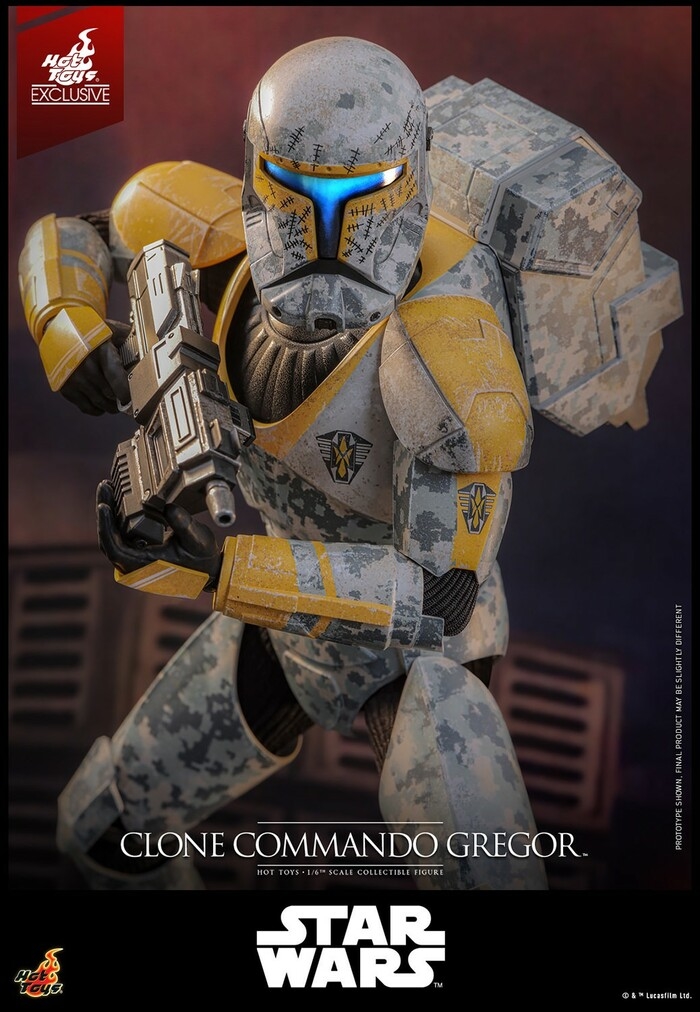 STAR WARS - The Clone Wars - Clone Commando Gregor 1/6 Action Figure 12" Exclusive TMS155