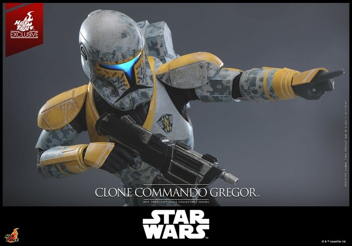 STAR WARS - The Clone Wars - Clone Commando Gregor 1/6 Action Figure 12" Exclusive TMS155