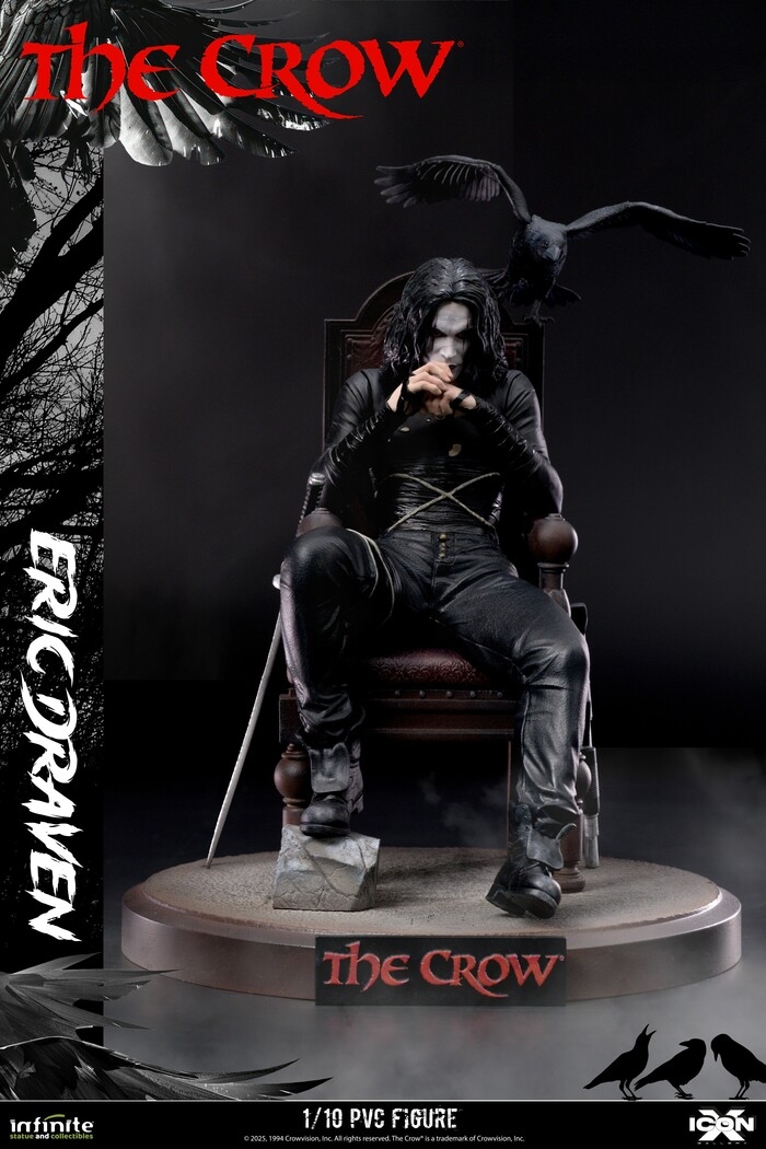 THE CROW - Eric Draven 1/10 Pvc Figure Icon X