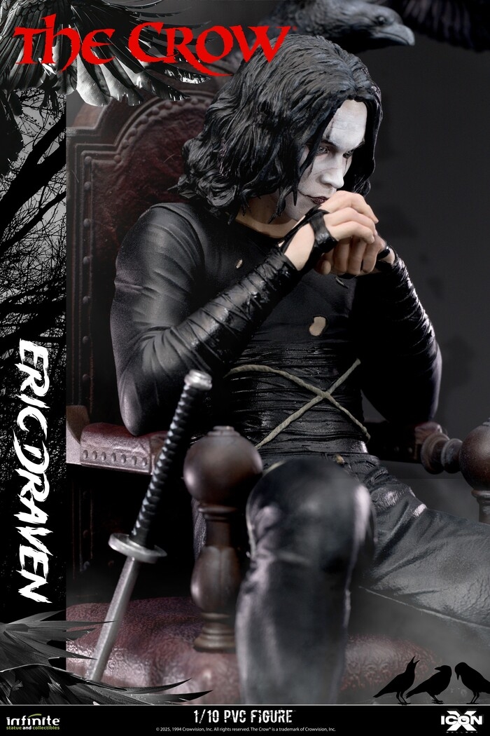 THE CROW - Eric Draven 1/10 Pvc Figure Icon X