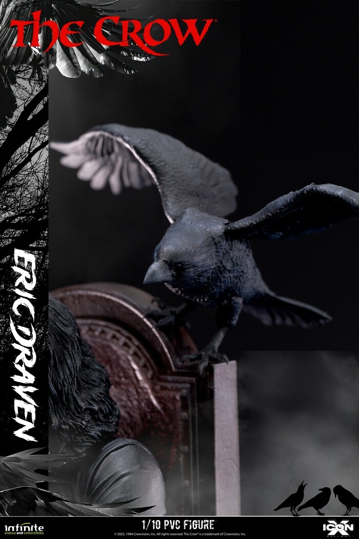 THE CROW - Eric Draven 1/10 Pvc Figure Icon X