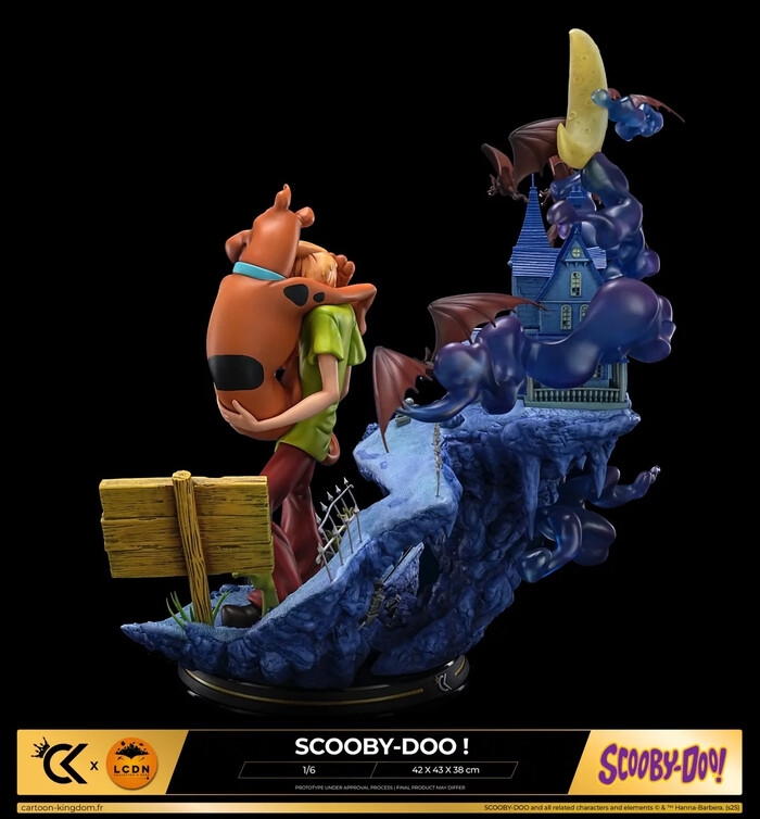 SCOOBY-DOO - Shaggy & Scooby 1/6 Polystone Statue Diorama