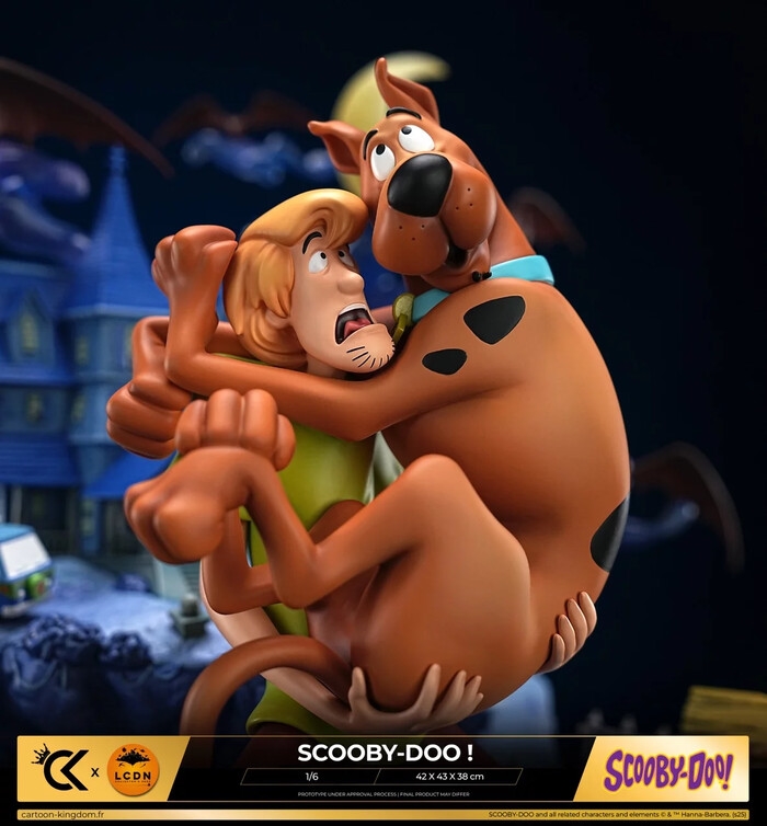 SCOOBY-DOO - Shaggy & Scooby 1/6 Polystone Statue Diorama