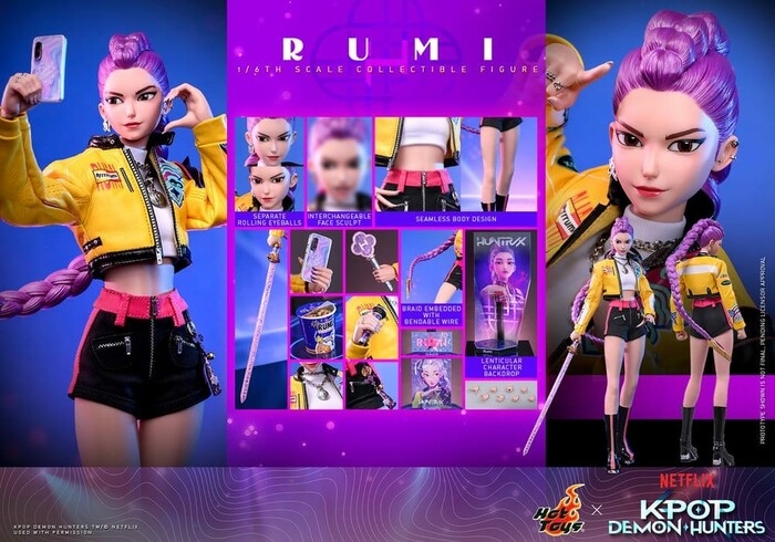 KPOP DEMON HUNTERS - Rumi 1/6 Action Figure 12" TMS176