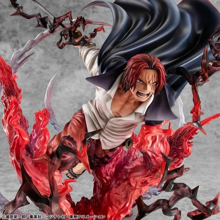 ONE PIECE - Leader of Red Hair Pirates Red-Haired Shanks Kamusari Pvc Figure P.O.P. SA-Maximum