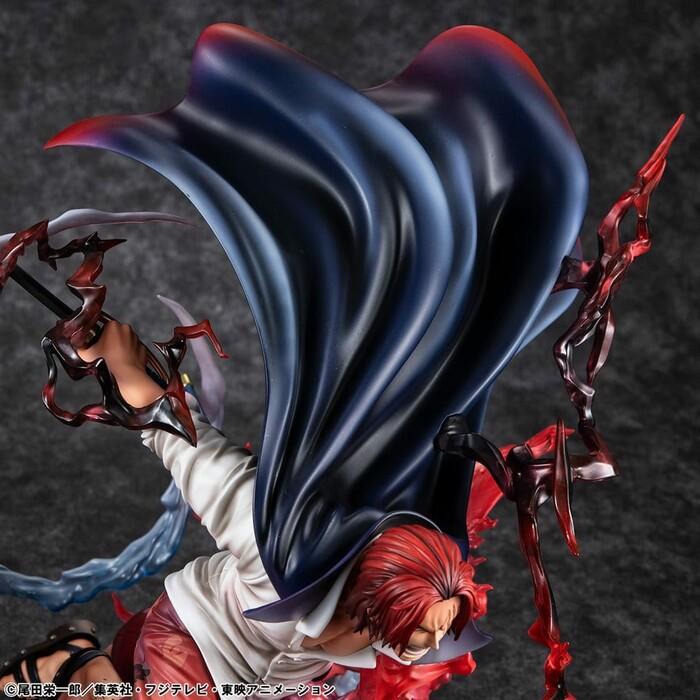 ONE PIECE - Leader of Red Hair Pirates Red-Haired Shanks Kamusari Pvc Figure P.O.P. SA-Maximum