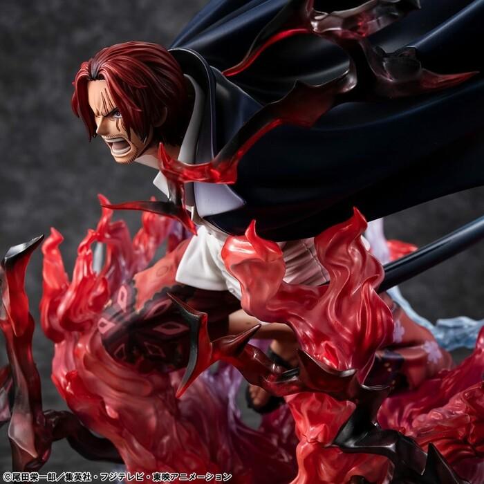 ONE PIECE - Leader of Red Hair Pirates Red-Haired Shanks Kamusari Pvc Figure P.O.P. SA-Maximum
