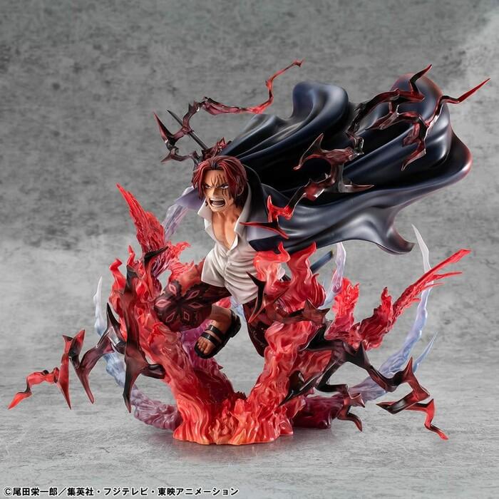 ONE PIECE - Leader of Red Hair Pirates Red-Haired Shanks Kamusari Pvc Figure P.O.P. SA-Maximum
