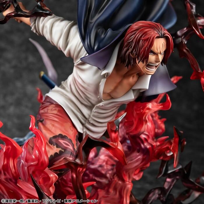 ONE PIECE - Leader of Red Hair Pirates Red-Haired Shanks Kamusari Pvc Figure P.O.P. SA-Maximum