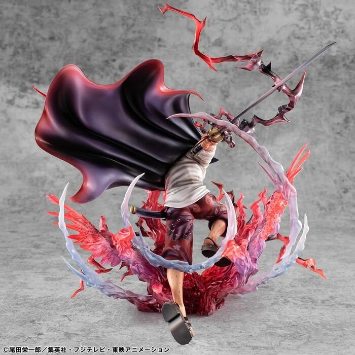 ONE PIECE - Leader of Red Hair Pirates Red-Haired Shanks Kamusari Pvc Figure P.O.P. SA-Maximum