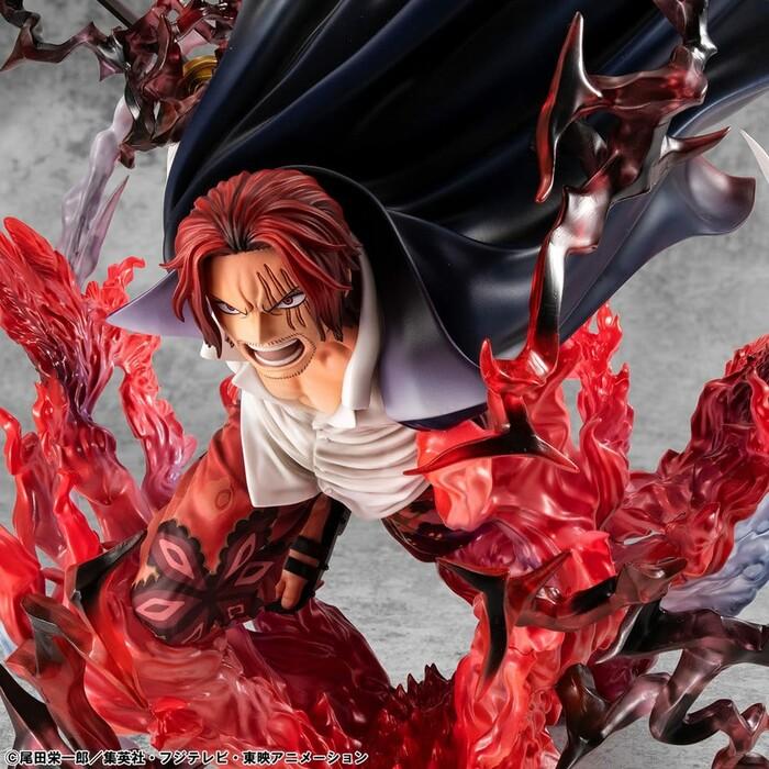ONE PIECE - Leader of Red Hair Pirates Red-Haired Shanks Kamusari Pvc Figure P.O.P. SA-Maximum