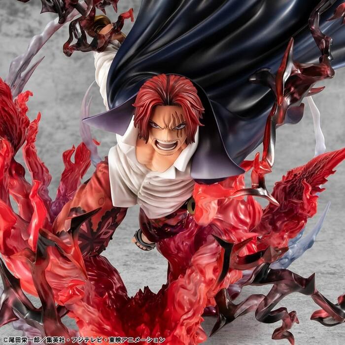 ONE PIECE - Leader of Red Hair Pirates Red-Haired Shanks Kamusari Pvc Figure P.O.P. SA-Maximum