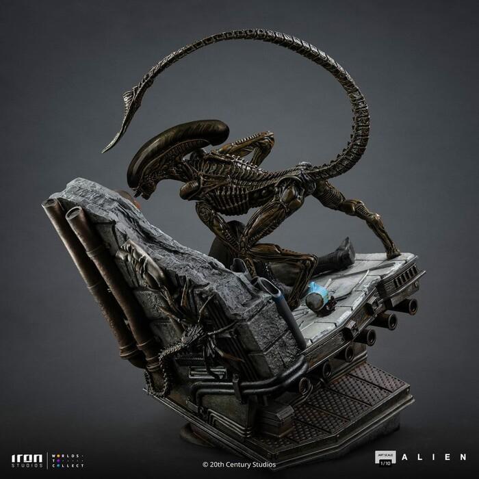 ALIEN 3 - Ellen Ripley and Dog Alien 1/10 Art Scale Statue