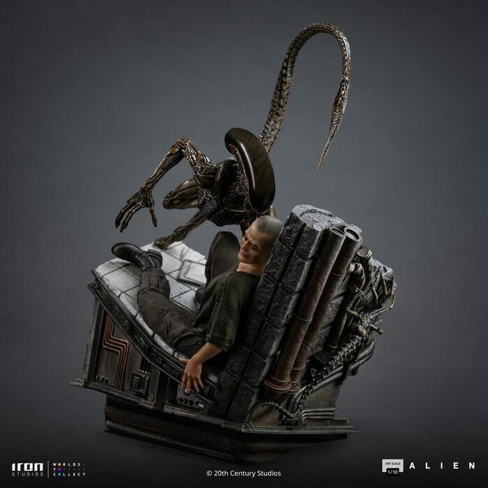 ALIEN 3 - Ellen Ripley and Dog Alien 1/10 Art Scale Statue