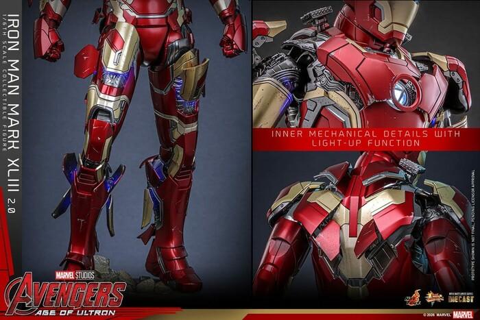 MARVEL - Avengers Age of Ultron - Iron Man Mark XLIII 2.0 1/6 Action Figure 12" Diecast MMS865D80