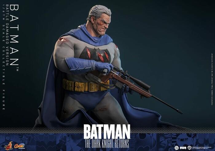 BATMAN - The Dark Knight Returns Comic - Batman Battle Damaged Ver. 1/6 Action Figure 12" CMS031