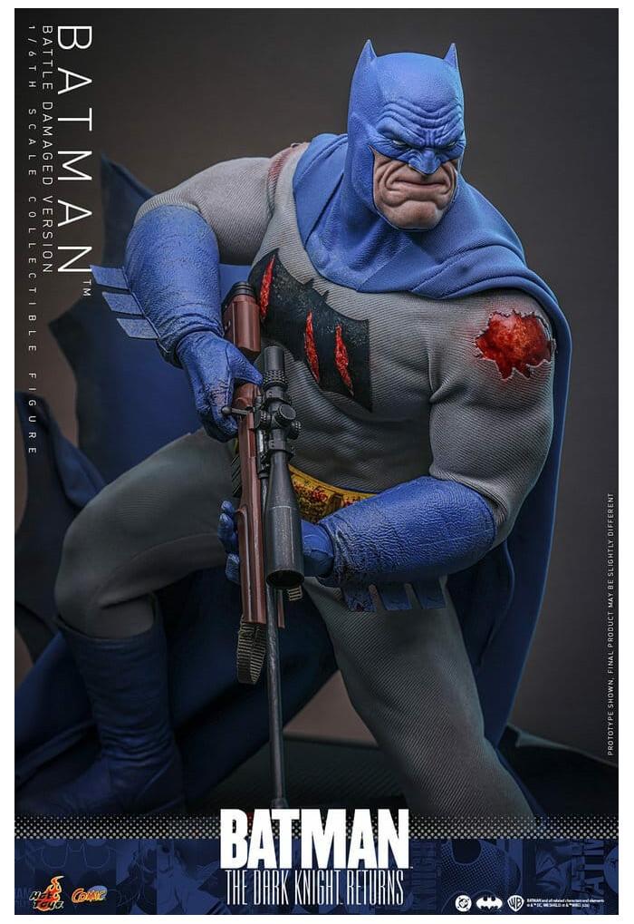 BATMAN - The Dark Knight Returns Comic - Batman Battle Damaged Ver. 1/6 Action Figure 12" CMS031