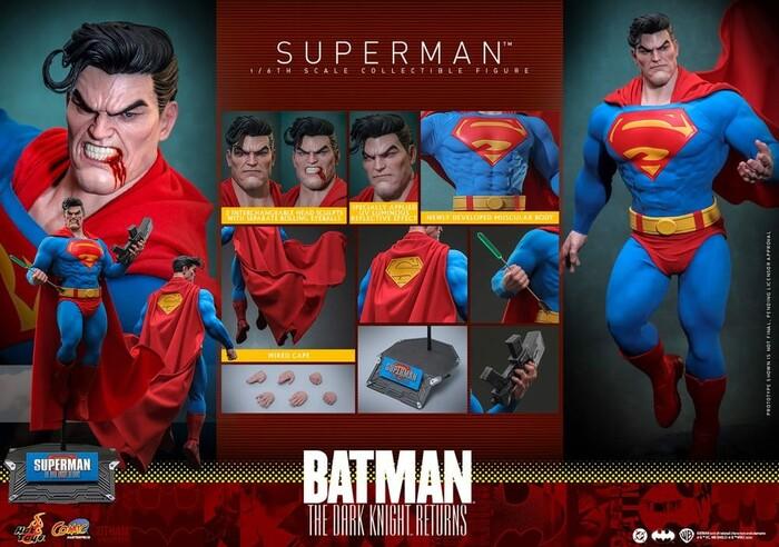 BATMAN - The Dark Knight Returns Comic - Superman 1/6 Action Figure 12" CMS032