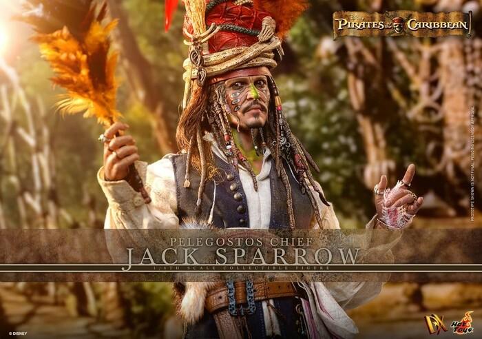 PIRATES OF THE CARIBBEAN - Dead Man's Chest - Pelegostos Chief Jack Sparrow 1/6 Action Figure 12" DX-48