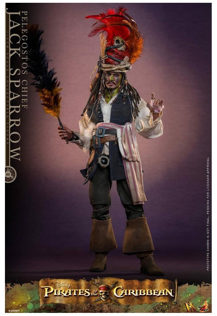 PIRATES OF THE CARIBBEAN - Dead Man's Chest - Pelegostos Chief Jack Sparrow 1/6 Action Figure 12" DX-48