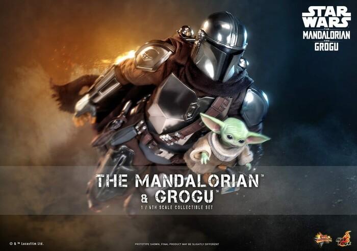 STAR WARS - The Mandalorian - The Mandalorian & Grogu 2-Pack 1/6 Action Figure 12" MMS871