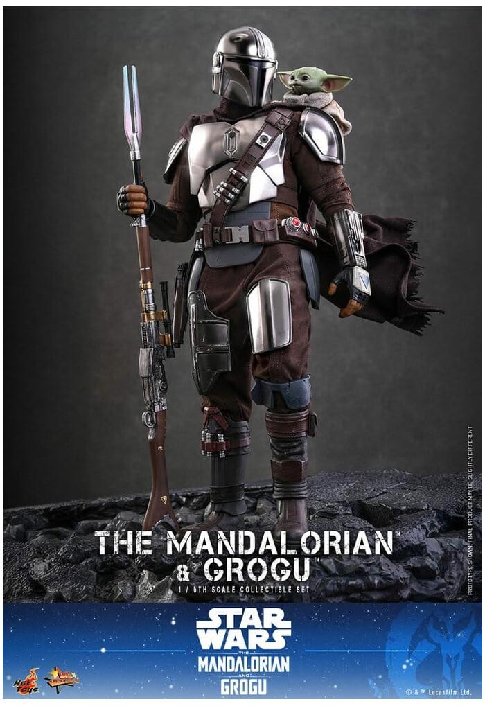 STAR WARS - The Mandalorian - The Mandalorian & Grogu 2-Pack 1/6 Action Figure 12" MMS871