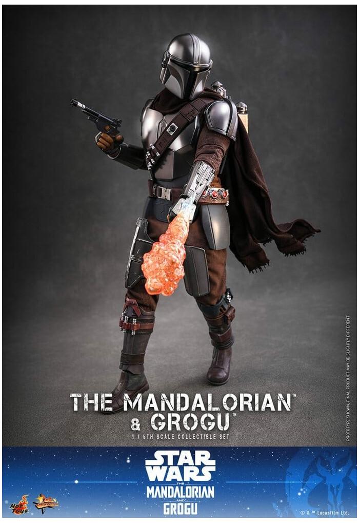STAR WARS - The Mandalorian - The Mandalorian & Grogu 2-Pack 1/6 Action Figure 12" MMS871