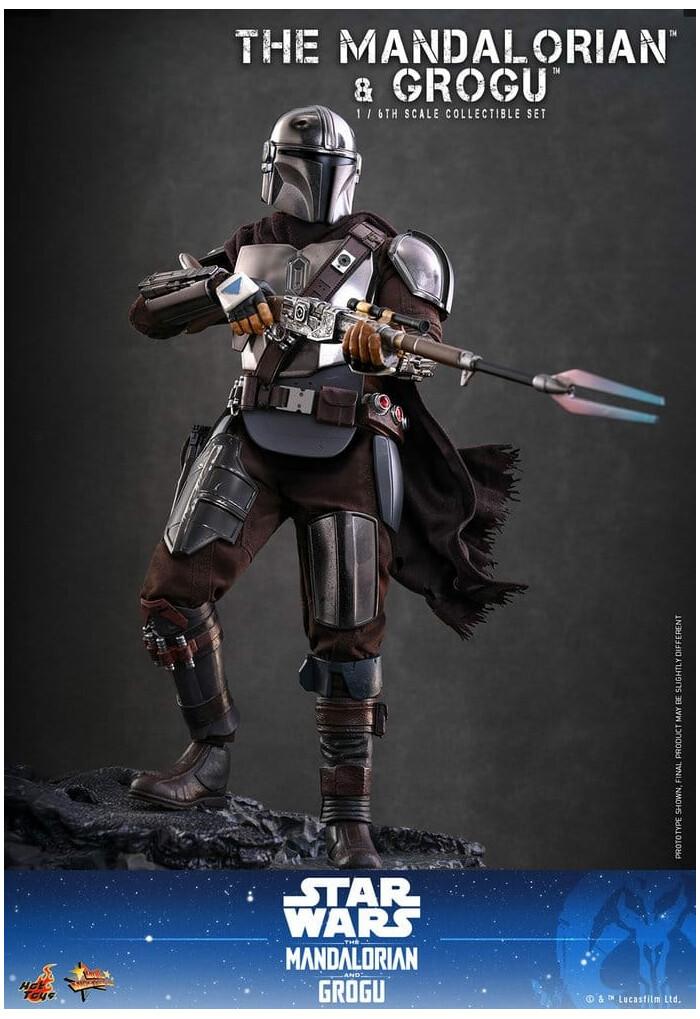 STAR WARS - The Mandalorian - The Mandalorian & Grogu 2-Pack 1/6 Action Figure 12" MMS871