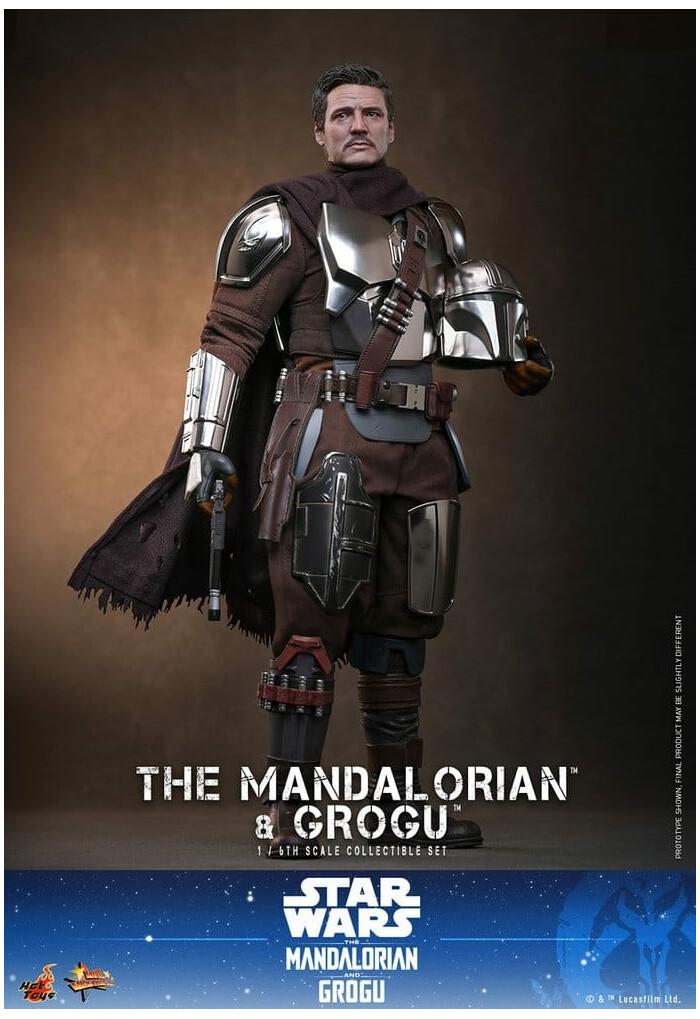 STAR WARS - The Mandalorian - The Mandalorian & Grogu 2-Pack 1/6 Action Figure 12" MMS871