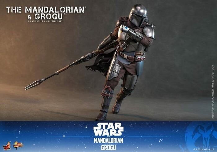 STAR WARS - The Mandalorian - The Mandalorian & Grogu 2-Pack 1/6 Action Figure 12" MMS871