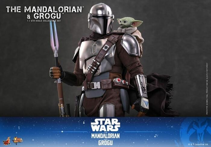 STAR WARS - The Mandalorian - The Mandalorian & Grogu 2-Pack 1/6 Action Figure 12" MMS871