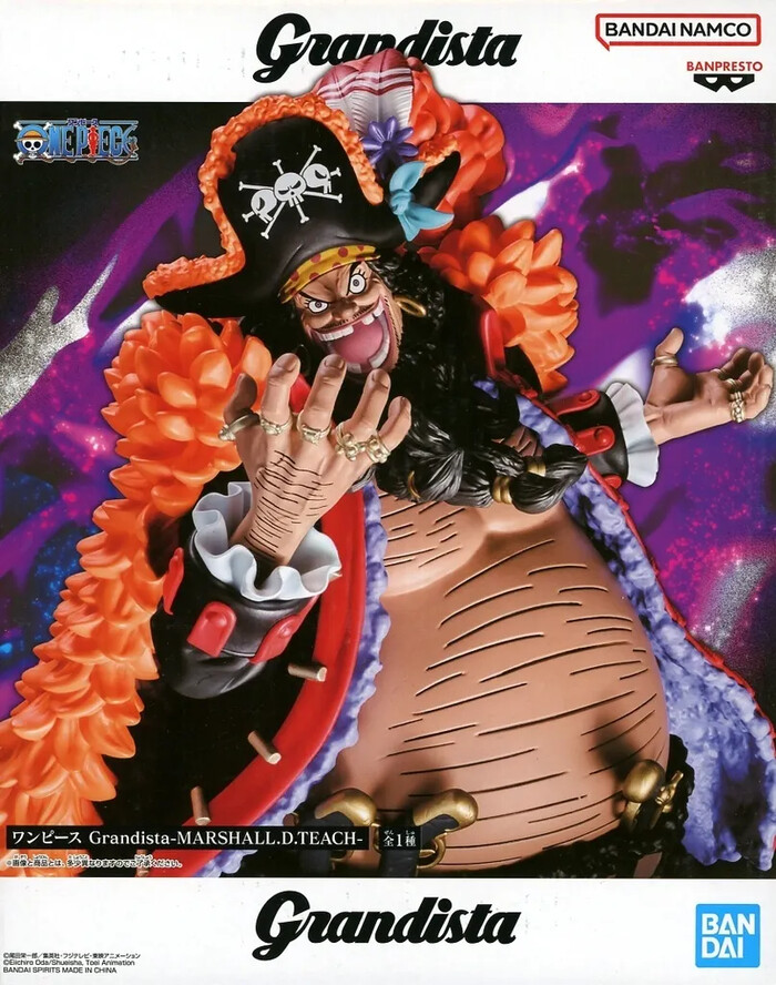 ONE PIECE - Grandista - Marshall D. Teach Pvc Figure - Damaged Box