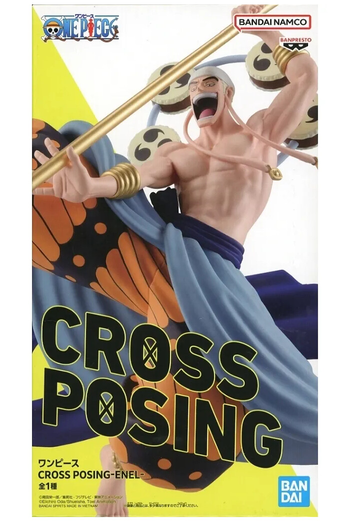 ONE PIECE - Cross Posing - Eneru Enel Pvc Figure