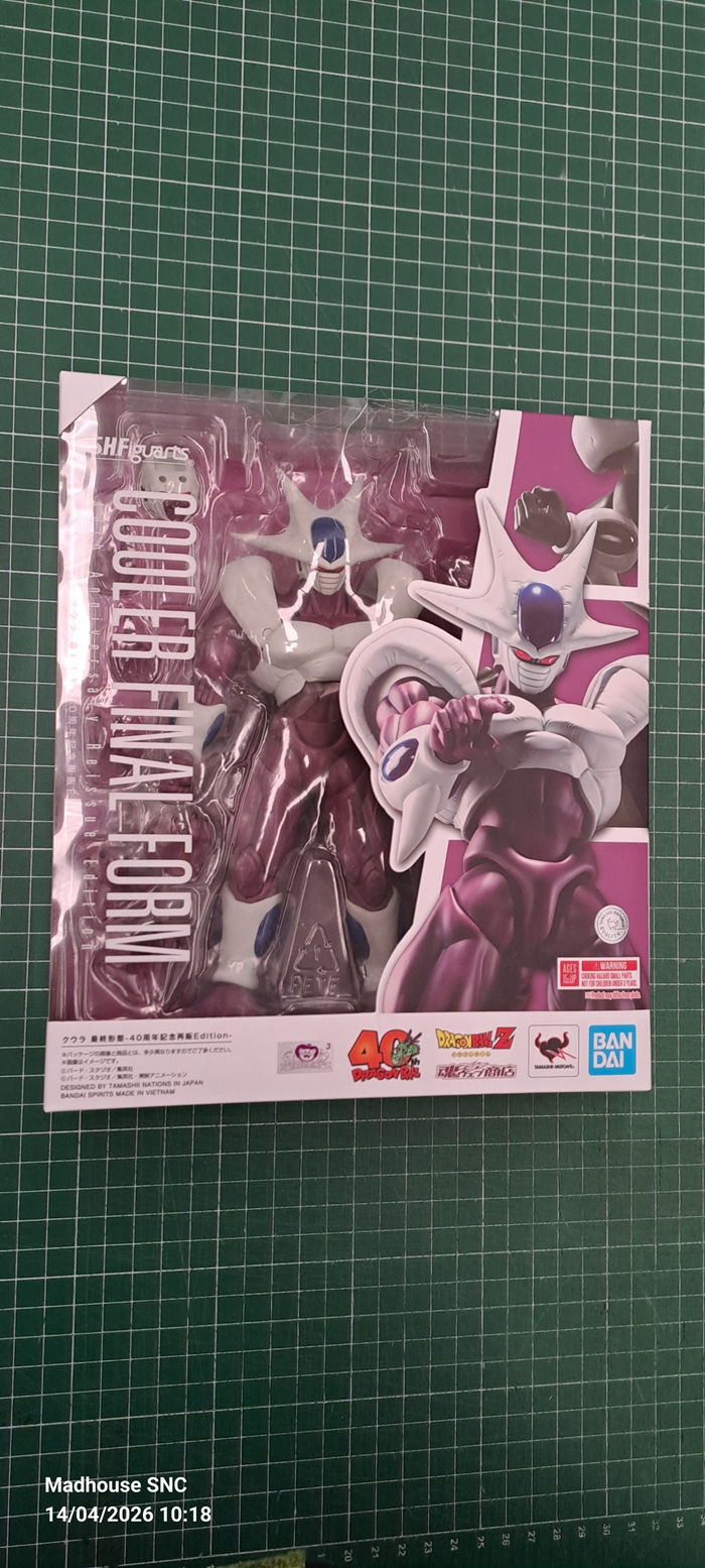 DRAGON BALL - Cooler Final Form 40th Reissue Edition S.H. Figuarts Action Figure - Damaged Box