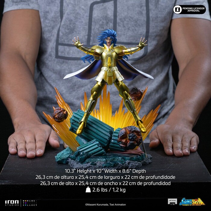 SAINT SEIYA - Gemini Saga 1/10 Art Scale Statue