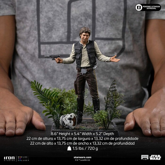 STAR WARS - Episode VI - Han Solo 1/10 Art Scale Statue