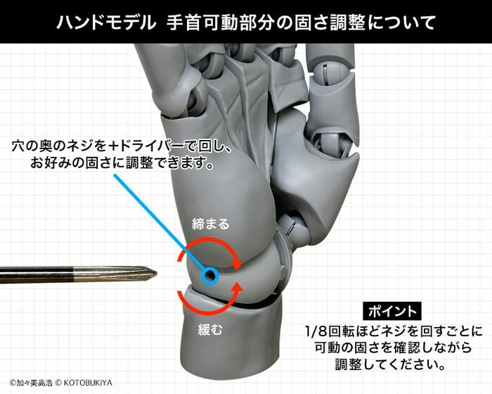 Takahiro Kagami - Hand 1/1 Model / L Gray Artist Support Item