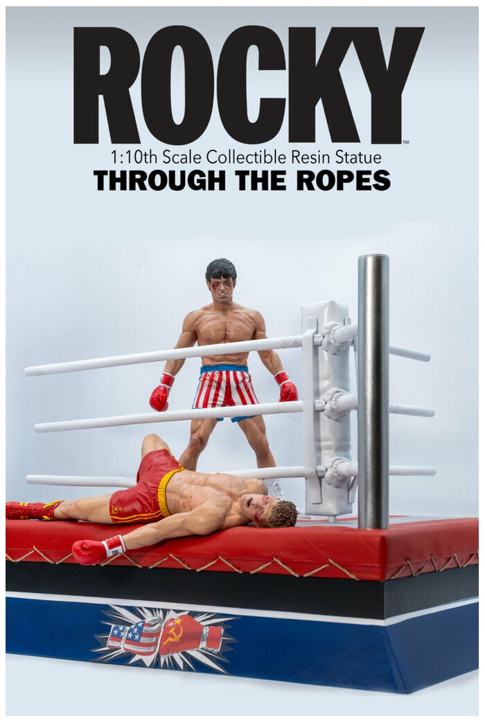 ROCKY - Rocky Over Drago Through The Ropes 1/10 Polystone Statue