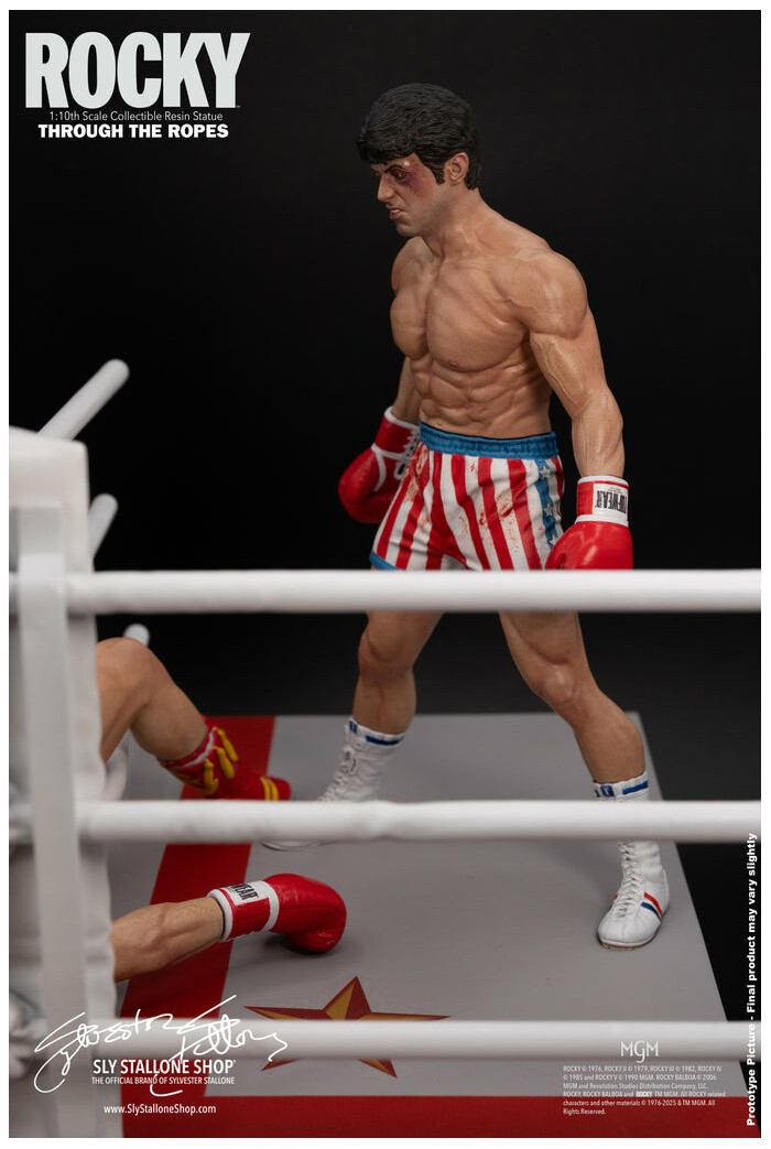 ROCKY - Rocky Over Drago Through The Ropes 1/10 Polystone Statue