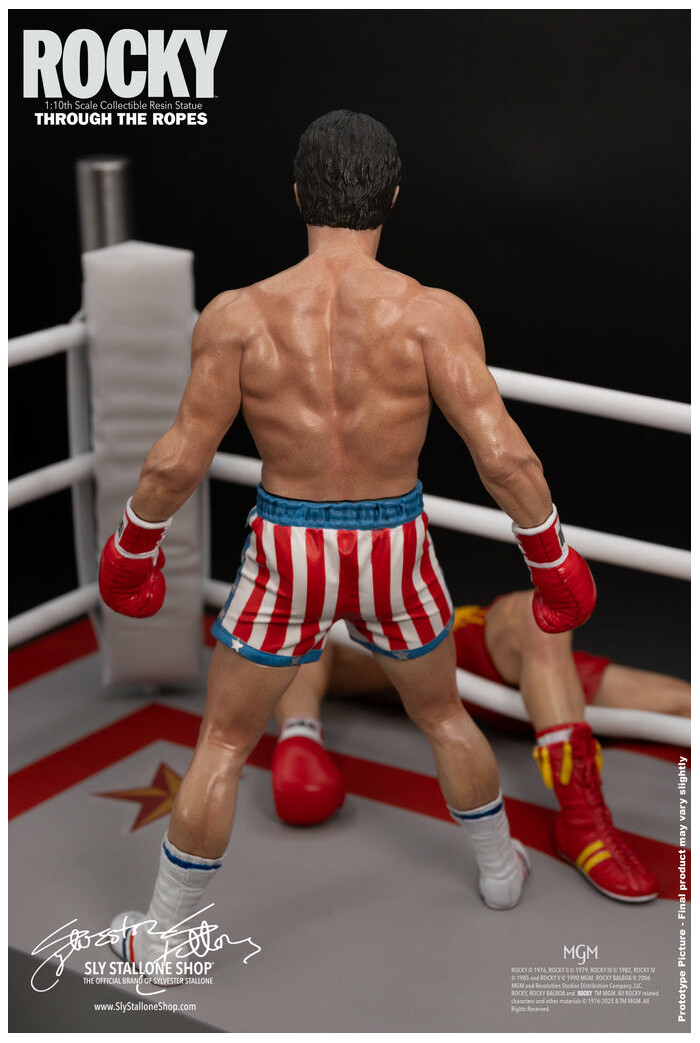 ROCKY - Rocky Over Drago Through The Ropes 1/10 Polystone Statue