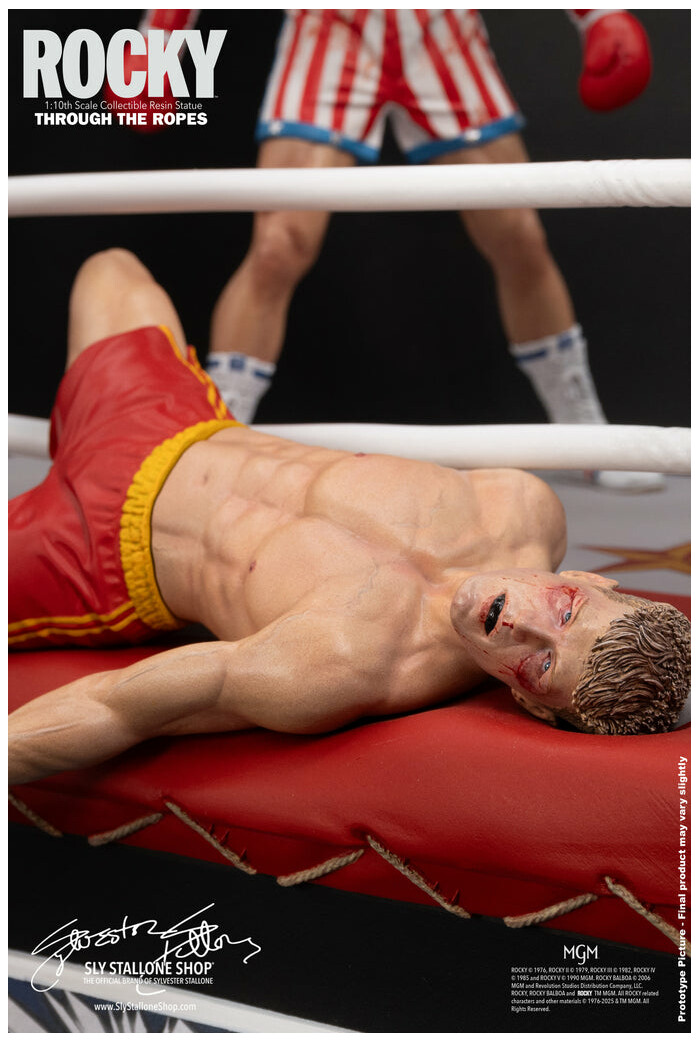 ROCKY - Rocky Over Drago Through The Ropes 1/10 Polystone Statue
