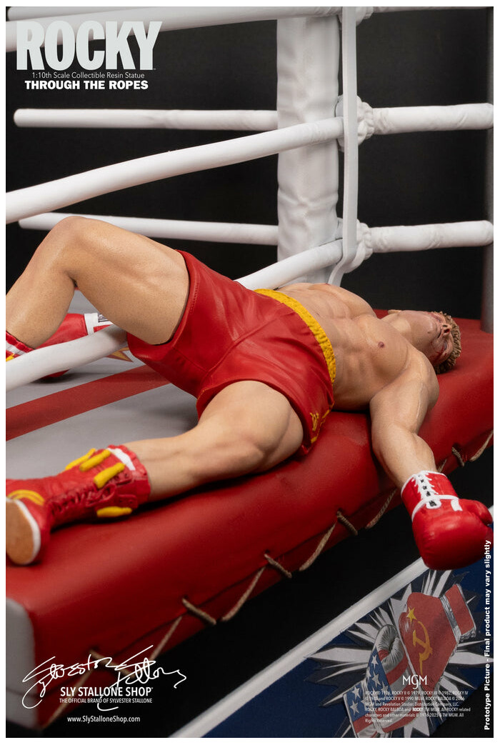 ROCKY - Rocky Over Drago Through The Ropes 1/10 Polystone Statue