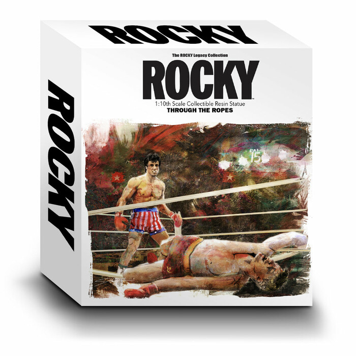 ROCKY - Rocky Over Drago Through The Ropes 1/10 Polystone Statue