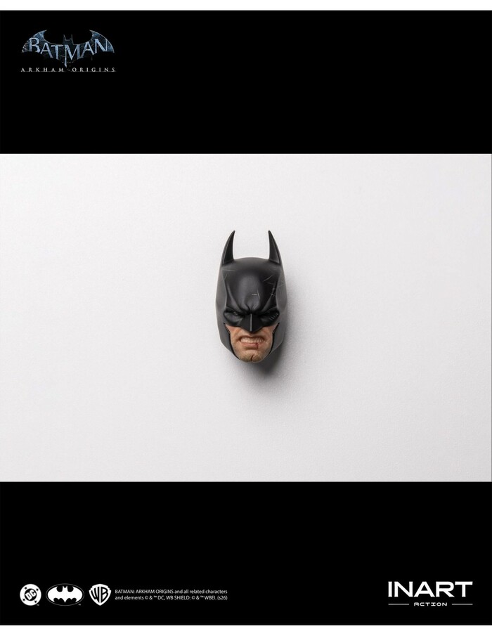 BATMAN - Arkham Origins - Batman Battle Damaged Ver. 1/12 Action Figure INART