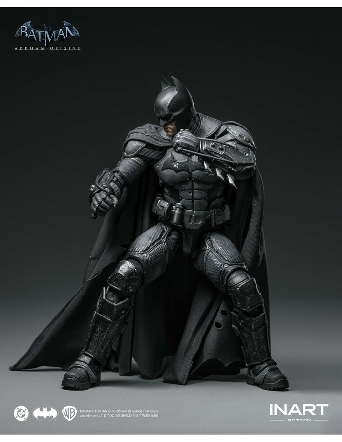 BATMAN - Arkham Origins - Batman Battle Damaged Ver. 1/12 Action Figure INART
