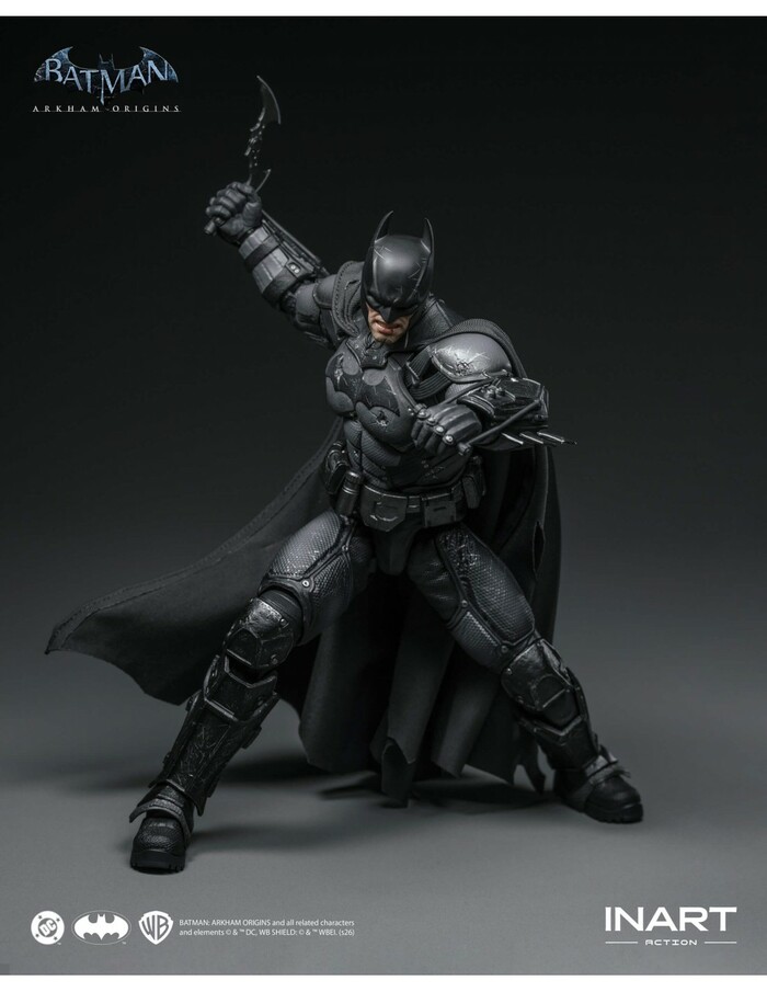 BATMAN - Arkham Origins - Batman Battle Damaged Ver. 1/12 Action Figure INART