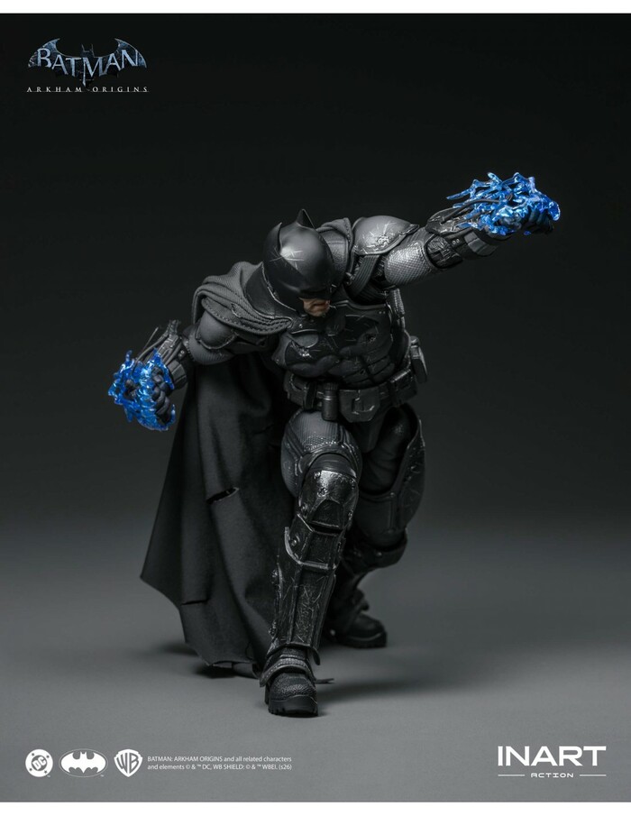 BATMAN - Arkham Origins - Batman Battle Damaged Ver. 1/12 Action Figure INART