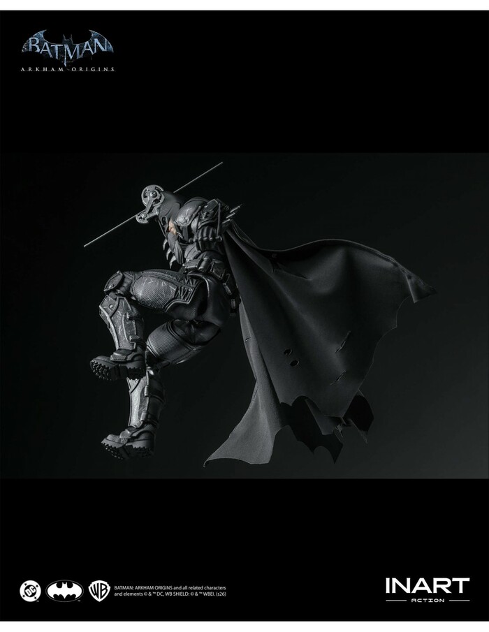BATMAN - Arkham Origins - Batman Battle Damaged Ver. 1/12 Action Figure INART