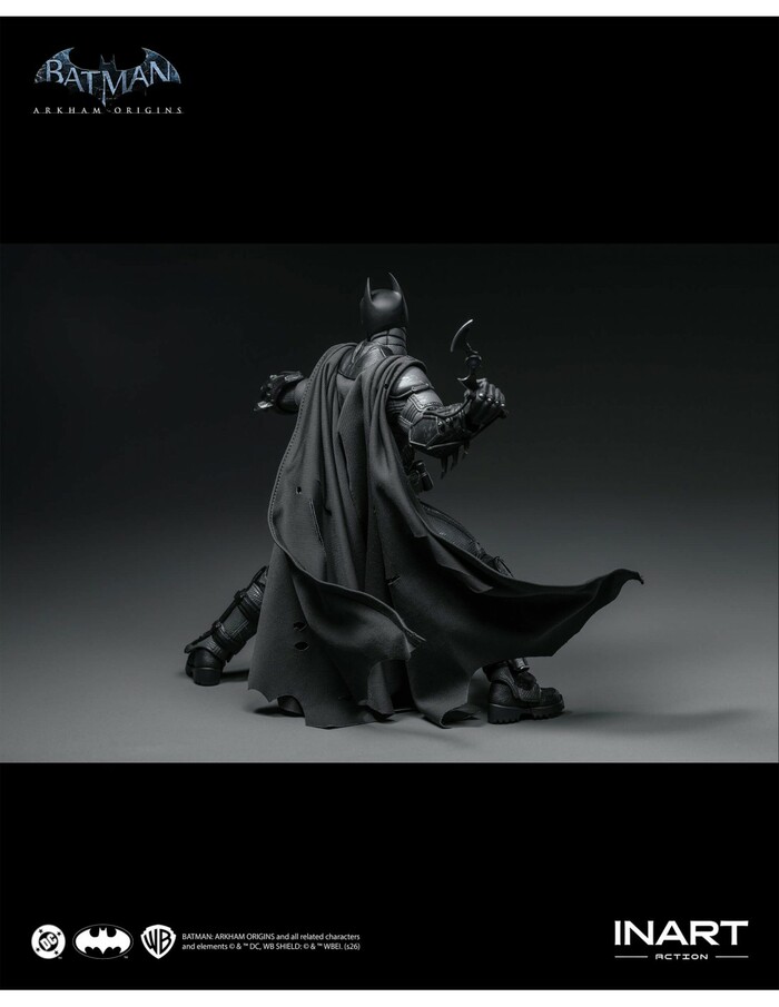 BATMAN - Arkham Origins - Batman Battle Damaged Ver. 1/12 Action Figure INART